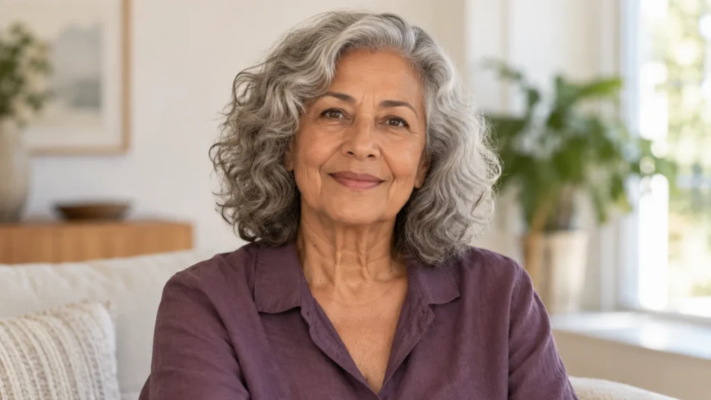 Is There an Ideal Age for a Facelift? Ideal age for a facelift — illustrative portrait of an older woman